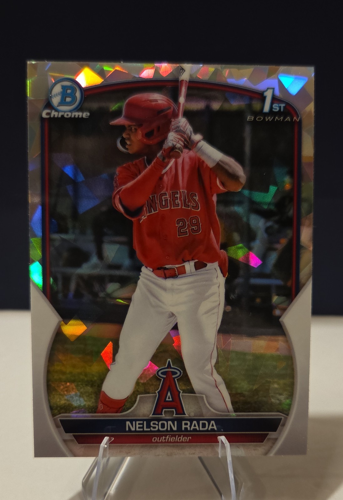 2023 Bowman - Chrome Prospects Nelson Rada #BCP-132 Atomic Refractor (RC)