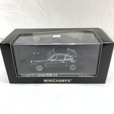 MINICHAMPS 1/43 Porsche 911 Carrera RSR 2.8 Black Red Diecast Used