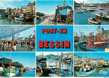 14 - Port en Bessin - Multivues - Bateaux - CPM - Voir Scans Recto-Verso