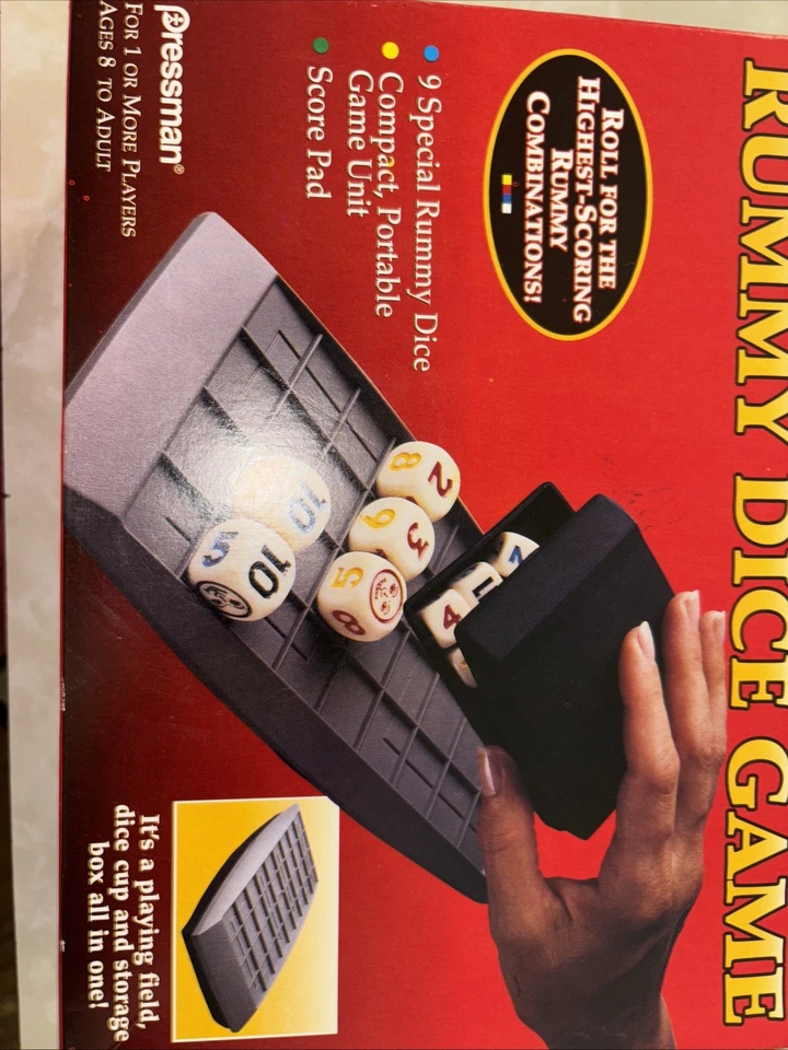 Rummikub Rummy Dice Game 1995 Pressman Toy Corp - Image 2 of 4