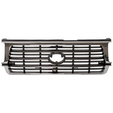 Grille Grill Assembly Black Chrome Front For 95-97 Toyota Land Cruiser