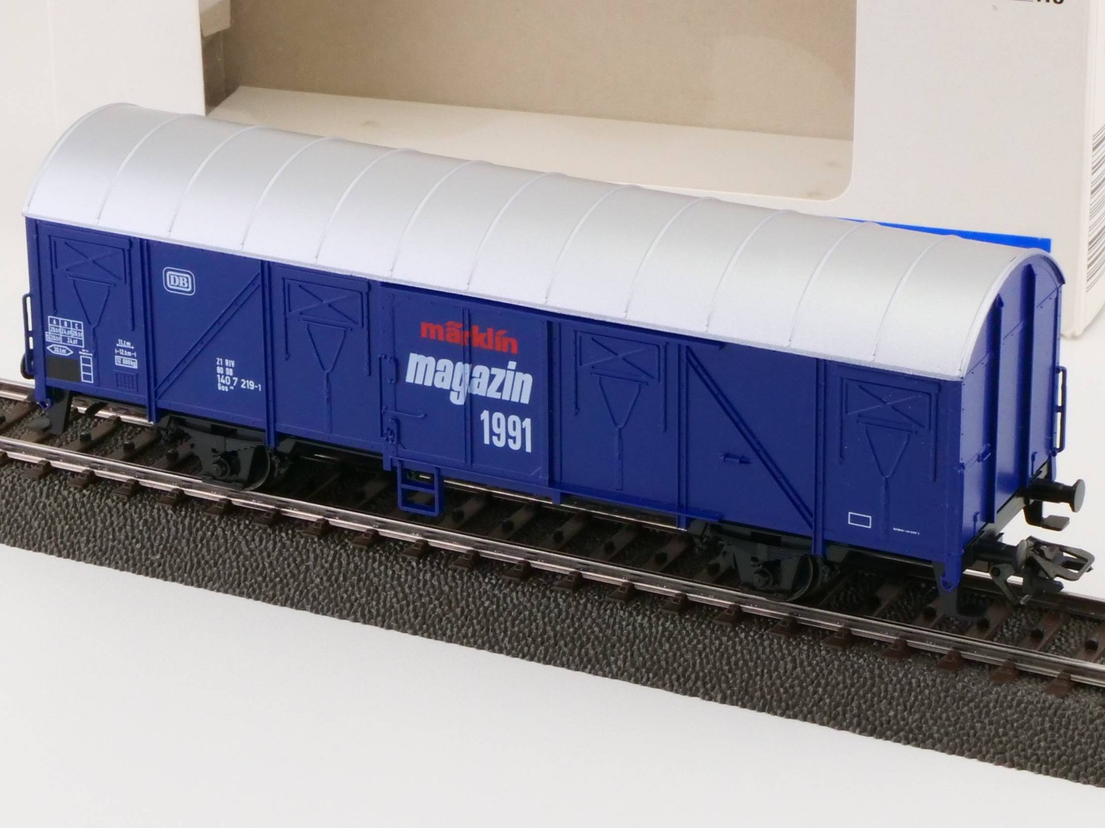 Märklin 84627 Year Magazine Freight Wagon 1991 Special Mint! OVP 1706-30-23