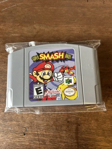 🔥Super Smash Bros. Video Game Cartridge (Nintendo N64 1996)🔥