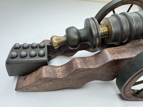 Modellino cannone bronzo vintage-funzionale podalica a molla-arsenale Kiev ruote ottone - Foto 17 di 23