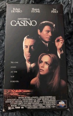 Casino VHS 1995 2 Tape Set Vintage Universal First Print