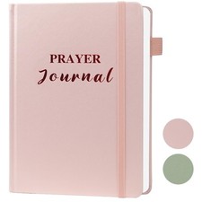 Pink Prayer Journal for Woman - Bible Journal with Prompts, Verse and Scriptu...