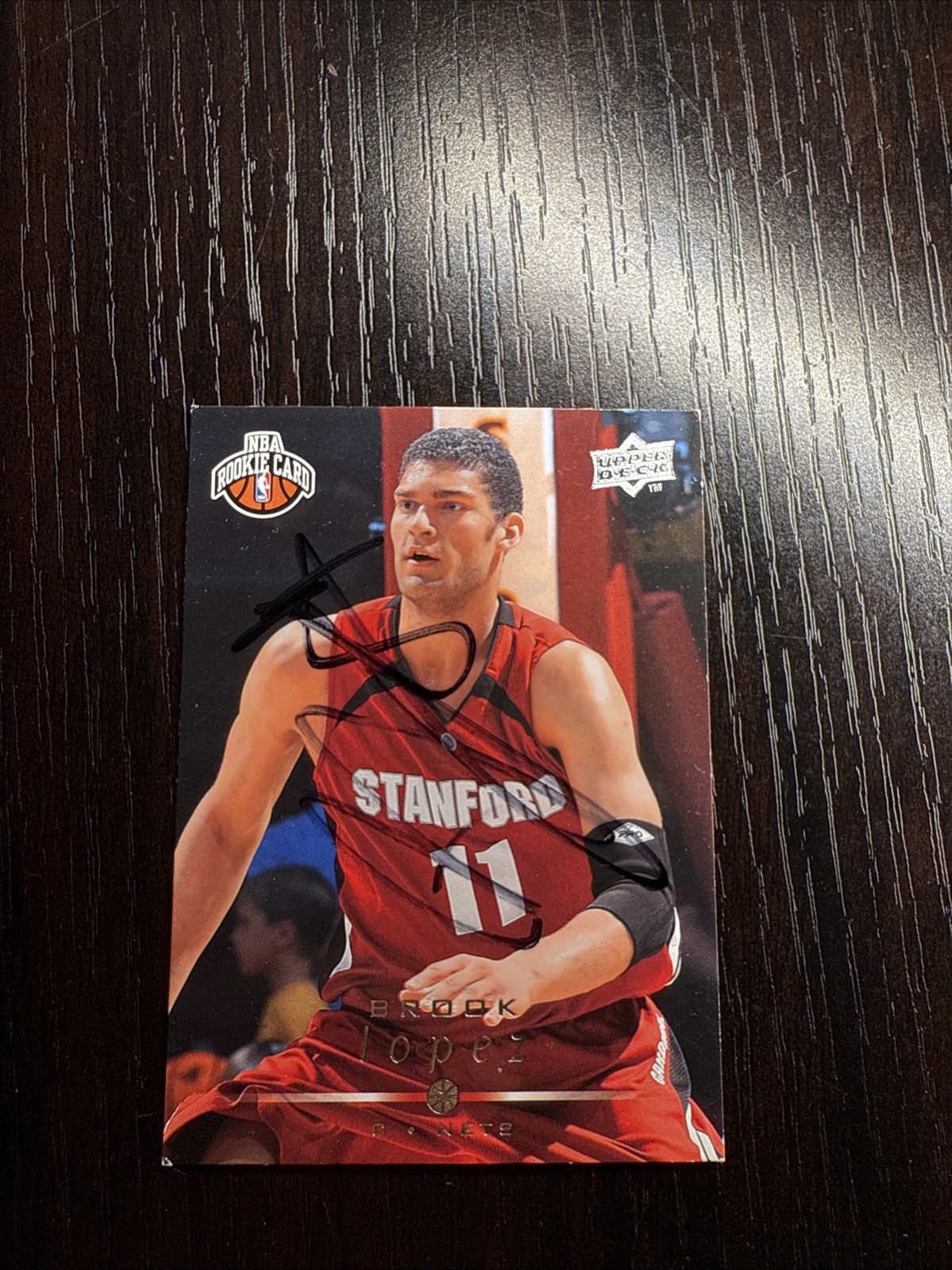 Autographed 2008-09 Upper Deck - Brook Lopez #226 (RC)