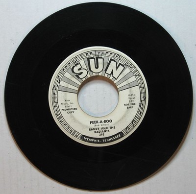 RANDY & RADIANTS / PEEK-A-BOO / MOUNTAINS HIGH / ORIGINAL SUN 395 / PROMO / VG-