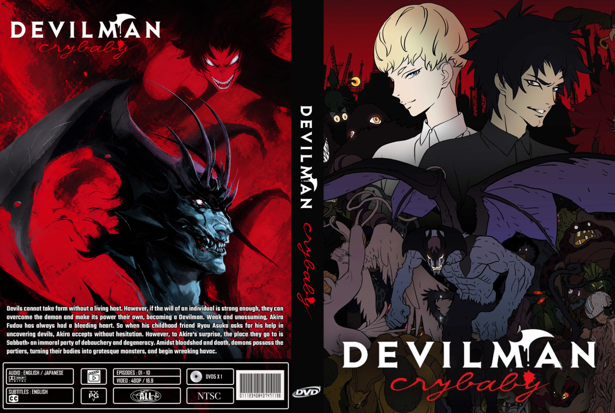 Devilman Crybaby Complete Anime Series Episode 1-10 End (English