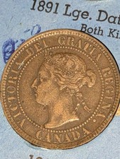 1894 Canada Large Cent VF+