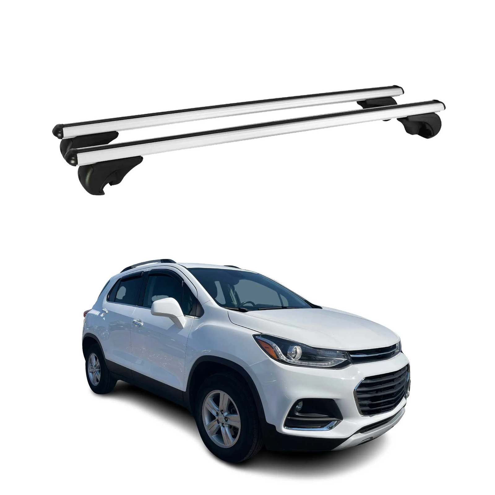Barres de toit Chevrolet Trax argent pour vos escapades en famille