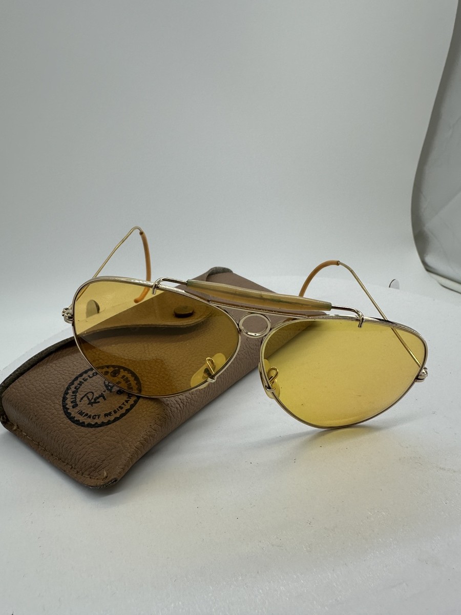 Vintage Ray Ban Aviator Shooting Glasses Bausch & Lomb