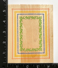 Sugarloaf Whispers Decorative Layered Tiered Flourish Frame Border Rubber Stamp