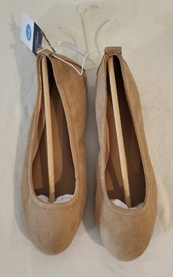 Universal Thread Women's Danielle Scrunch Ballet Flats Memory Foam Insole 7.5