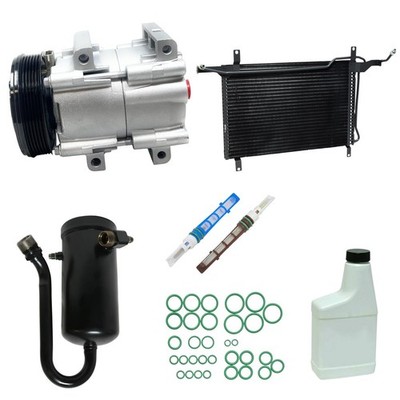 AC Compressor Kit Fits Ford Bronco F-150 F-250 F-350 1990-1993  OEM FS10 KTC120