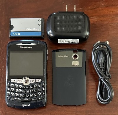L69 Blackberry Curve 8320 GSM UNLOCKED 2G DARK BLUE Call n Text Cam Wifi