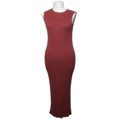 Piazza Italia, Maxikleid, Größe: S, Rot, Einfarbig, Rippenstrick, Damen #HEV
