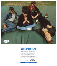 Will Sergeant ‘Echo And The Bunnymen’ Band Guitarist Signed 8x10 Photo ACOA