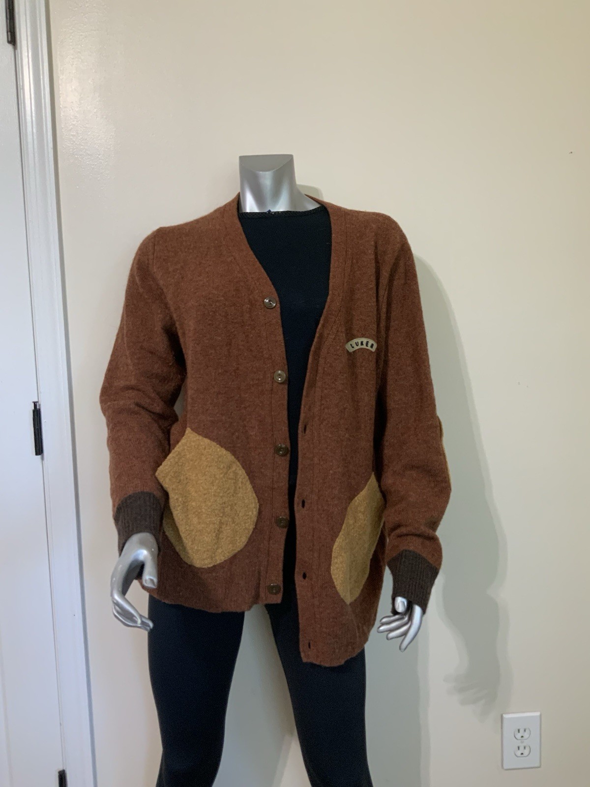 Luker 100% Wool Cardigan Sweater Women’s Extra