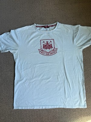 PreOwned OFFICIAL West Ham Blue T-shirt Club Crest COYI Size XXL