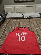 Lexie Hull Indiana Fever Handsigned Red Custom Basketball Jersey Size XL SWAU