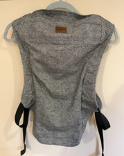 Happy Onbuhimo Baby Carrier Linen / Cotton Blend Made in the US Waistless Gray