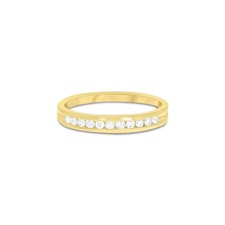 Classic Diamond Wedding Band 14K Yellow Gold
