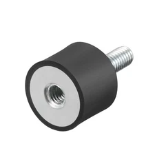 M6 Rubber Mounts Shock Absorber Anti Vibration Isolators 20mm x 15mm Black