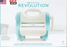 Revolution Portable Die Cut, Embossing, Cutting Machine Includes Magnetic Mat, E