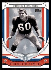2008 Topps Honor Roll #HR-CB Chuck Bednarik Philadelphia Eagles