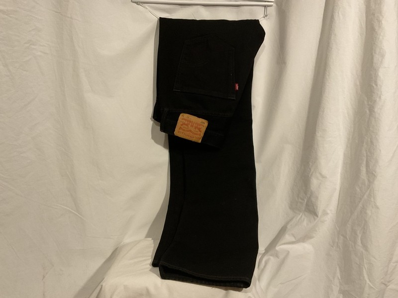 Pre-owned Levi?s 501 Original Fit jeans in classic black denim