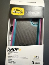 Otterbox - Defender Pro Rugged Case For Samsung Galaxy S23 - Pink and Green