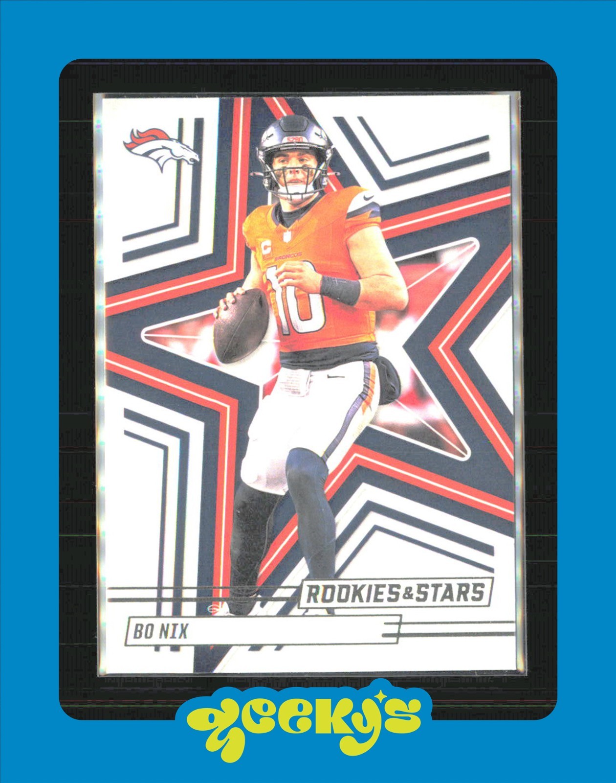 2025 Panini Rookies & Stars - Bo Nix #4 Denver Broncos $2MIN
