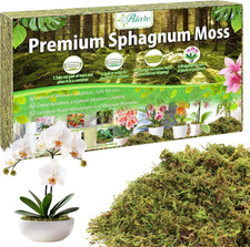 3.5OZ Premium Sphagnum Moss for Plants- 4QT Natural Dried Plant Moss for Potted