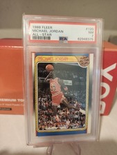 1988 Fleer - PSA 7 Fleer All Star Team Michael Jordan #120