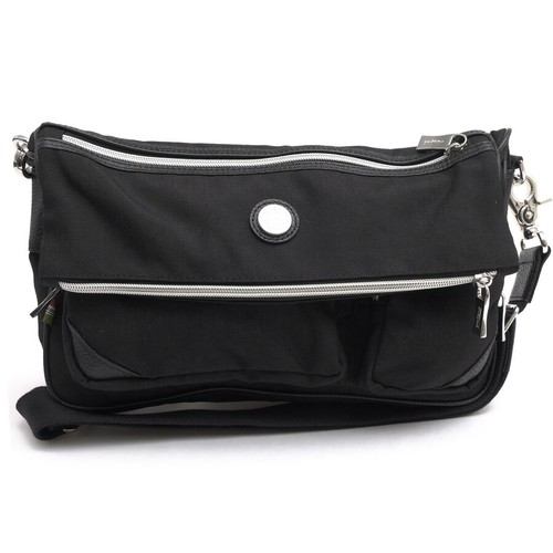 Orobianco shoulder bag, Orobianco, high-density nylon, cowhide, crossbody,