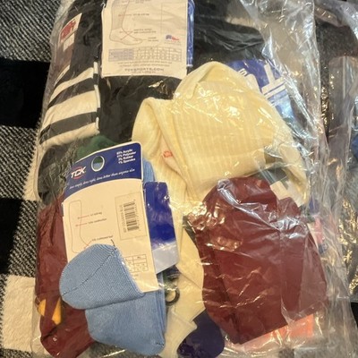 TCK Multicolor Solid Sports Socks Lot Acrylic/Poly/Spandex MSK PINK hats 