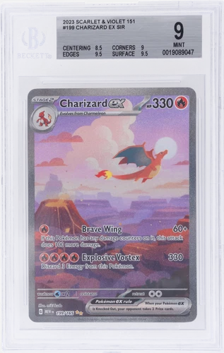 2023 Pokemon SV 151 Charizard Ex Special Illustration Rare #199 BGS 9