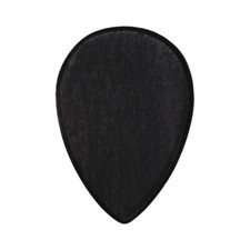 Ebony Wood Guitar Or Bass Pick - 1.5mm 358 Small Teardrop Shape Exotic Plectrum