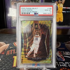 2020-21 Select Tmall Asia Jalen Smith Premier Level Gold Wave Prizm Rookie RC 💎