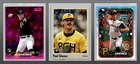 Baseball Card Lot ~3 Paul Skenes RCs Topps Stadium Club Pink Holiday Rookie