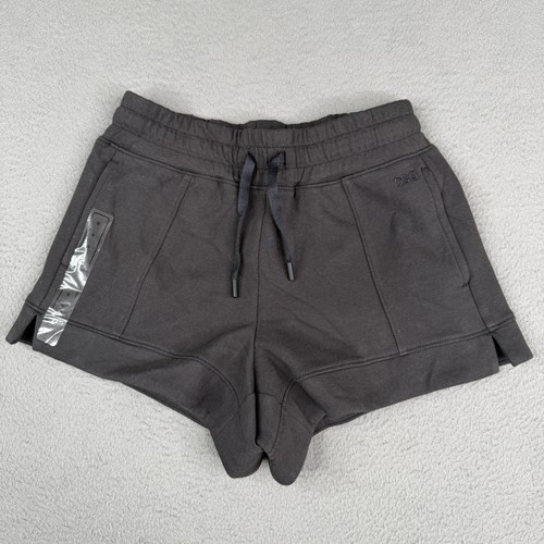 DSG Shorts Mädchen Small 8-9 schwarz Sport Fleece mittelhoher Bund lockere Passform Kordelzug - Bild 1 von 12