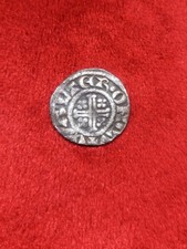 King John Hammered Silver Short Cross Penny Coin