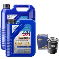 MotoröL Set High Tech 5W-40 Liqui Moly 6 Liter + ÖLfilter FüR Mitsubishi Smart