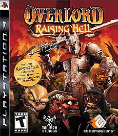 OVERLORD~RAISING HELL~2008 VG/C PLAYSTATION 3 ~PS3 GAME~RATED T~USA GAME