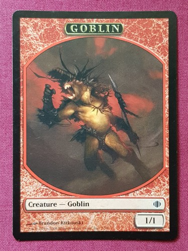 Magic The Gathering SHARDS OF ALARA GOBLIN token card MTG - Bild 1 von 2