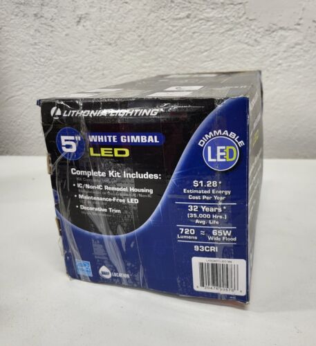 Lithonia Lighting 5" LED White Gimball Ceiling Light - Picture 4 of 4