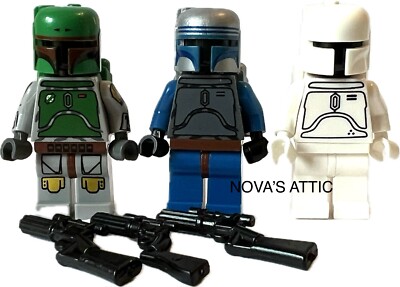 Star Wars Boba Fett Cloud City Jango Fett White Boba Fett Minifigures  Custom UK