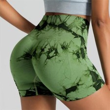 Women's Push Up Ruched Booty Hot Pants Fitness Workout High Waist Yoga Shorts