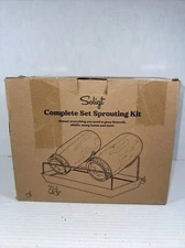 Soligt Sprouting Jar Kit - Wide Mouth Mason Jar with 316 Stainless Steel